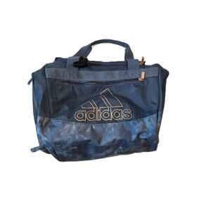 Adidas Defender Medium 20"x12"x10" Blue Duffel Gym Bag
